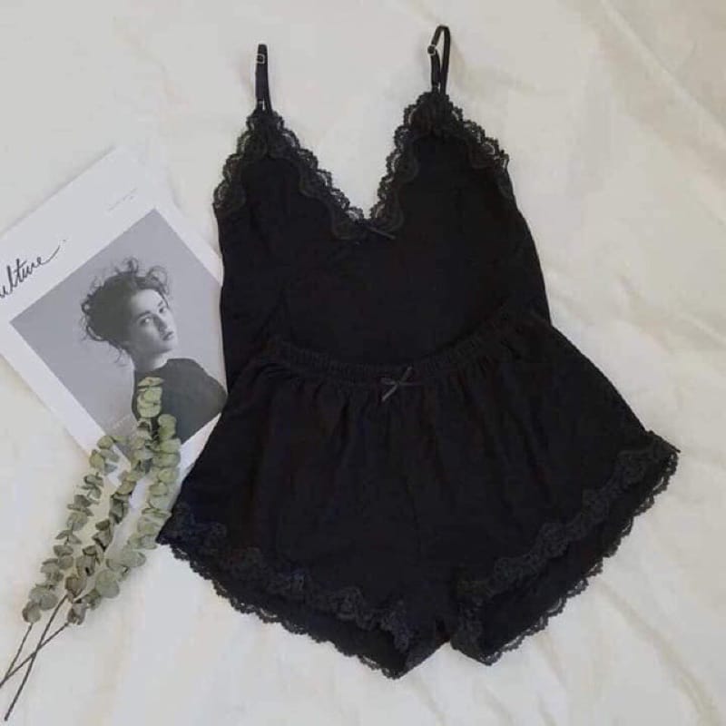 Hàng Đẹp - Bra Tăm Cotton 2 Dây Phối Ren Co Giãn Siêu Mát