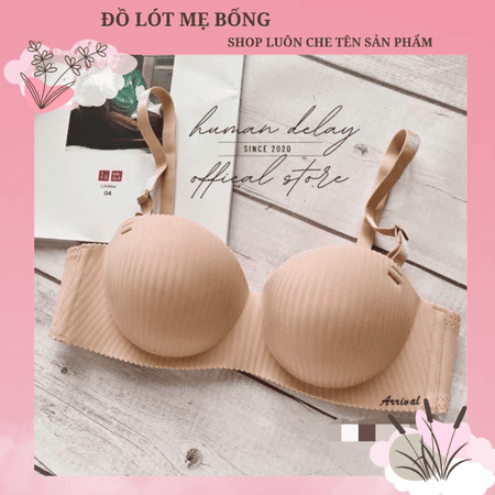 Áo Lót Nâng Ngực Không Gọng Đệm Vừa