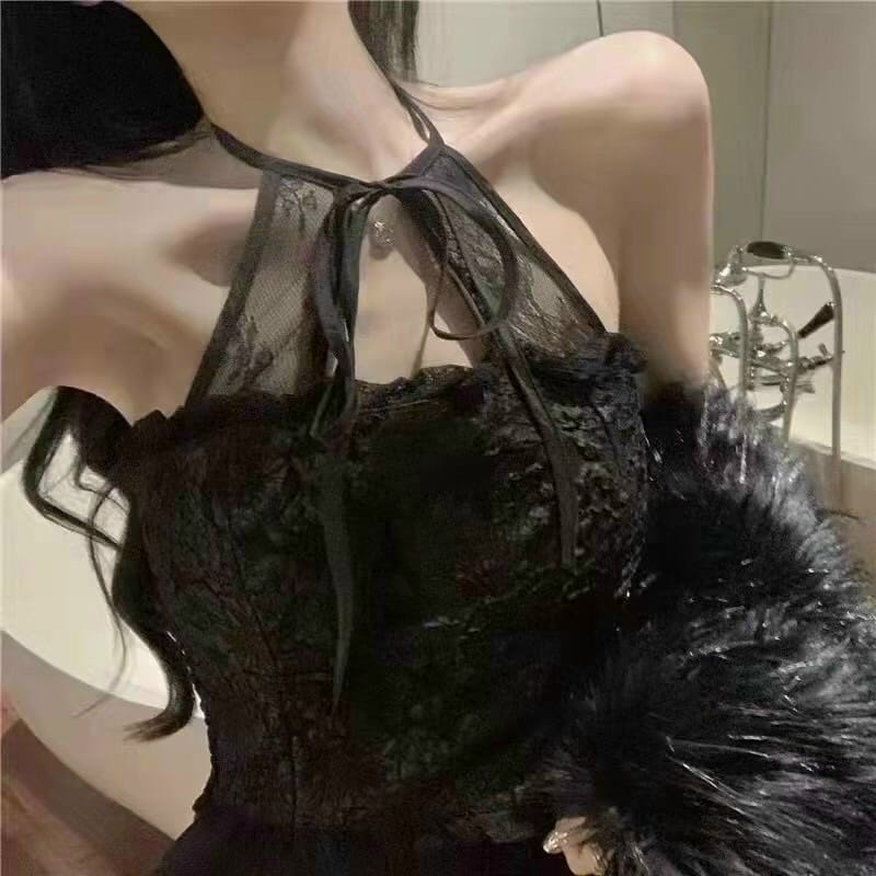 Áo Bra Ren Buộc Dây Thời Trang - hình 1